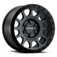 Aluminum Wheels 17x8.5 NV MR305 Bolt Pattern 6 On 139.7 Offset 25 Lip Size 1.18 Double Black MB Method