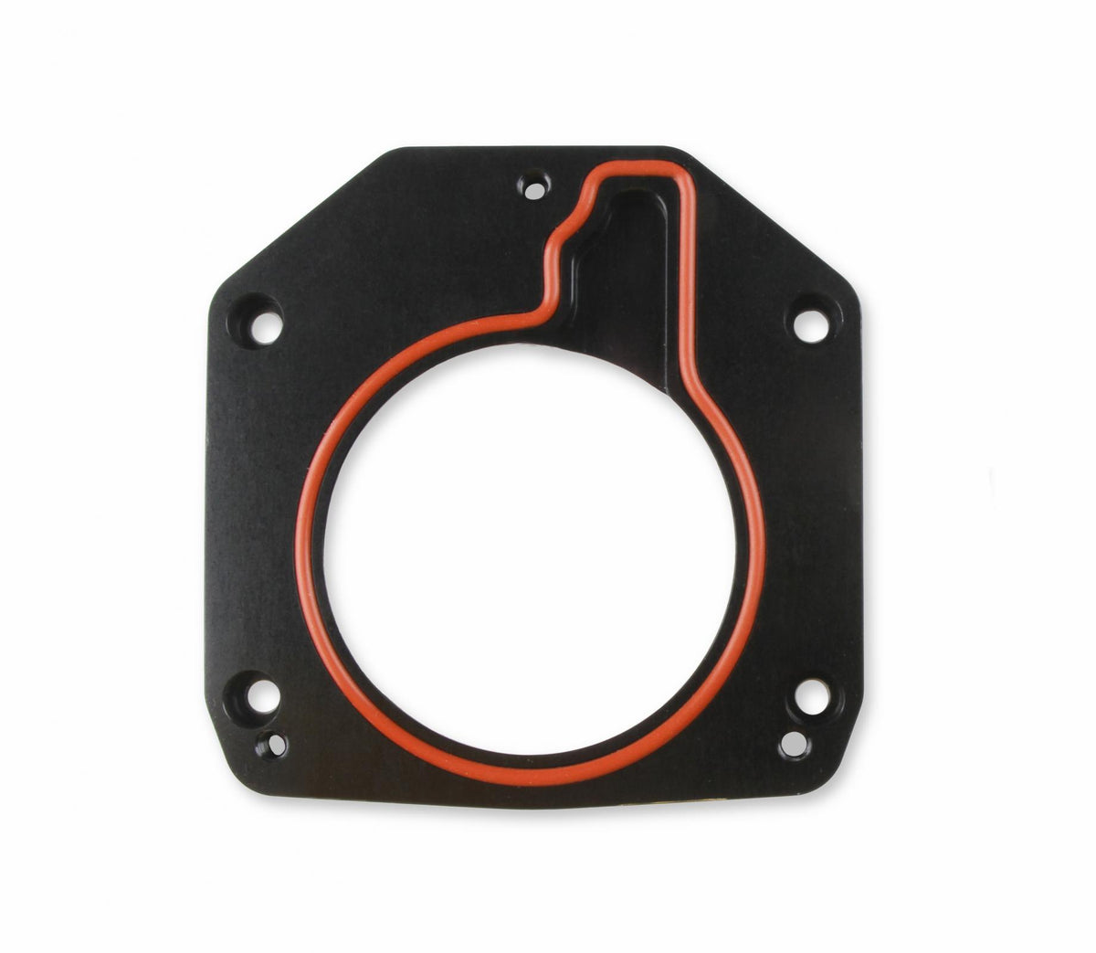 Throttle Body Adapter Plate Throttle Body Adapter Plate (3-Bolt) 75Mm Tb To (4-Bolt) Intake-Black Finish Sniper EFI