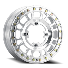 Aluminum Wheels 15x5 MR412 Beadlock UTV Bolt Pattern 4 On 156 Offset 43 Lip Size 0 Machined Raw Machined Method