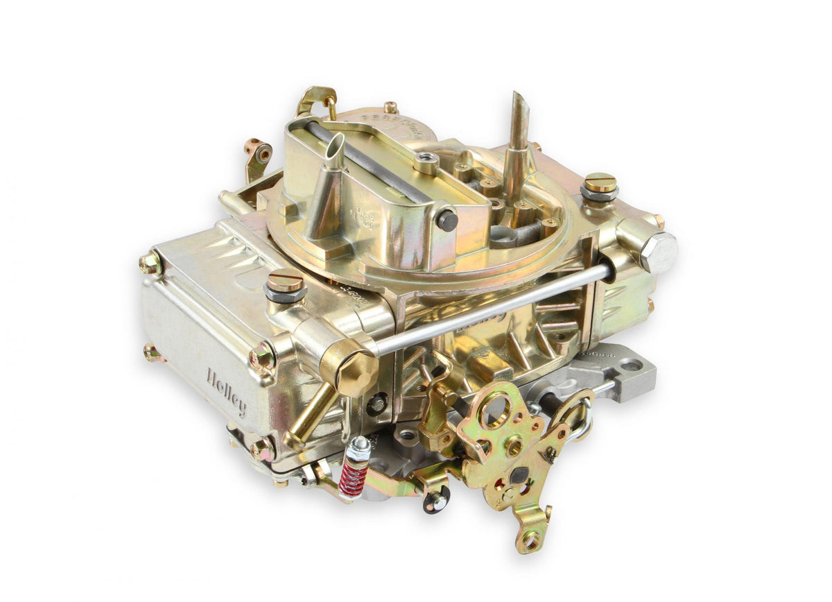 Classic Carburetor 600 CFM 4160 Vacuum Secondaries Gold Dichromate Gasoline Holley