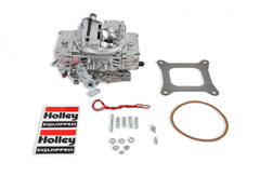 Street Warrior Model 4160 Carburetor 600 CFM 4160 Vacuum Secondaries Shiny Gasoline Holley