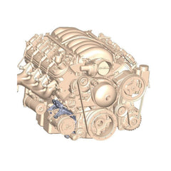 Low-Mount LS Drive System (A/C) W/ Sanden SD7 Compressor Passenger's Side Holley