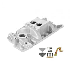 Pro-Jection Intake Chevy Small Block V8 Pro-Jection TBI Intake Manifold High Rise Dual Plane W/egr 1962-1986 262ci-400ci, 1987-later with Aluminum Heads Holley