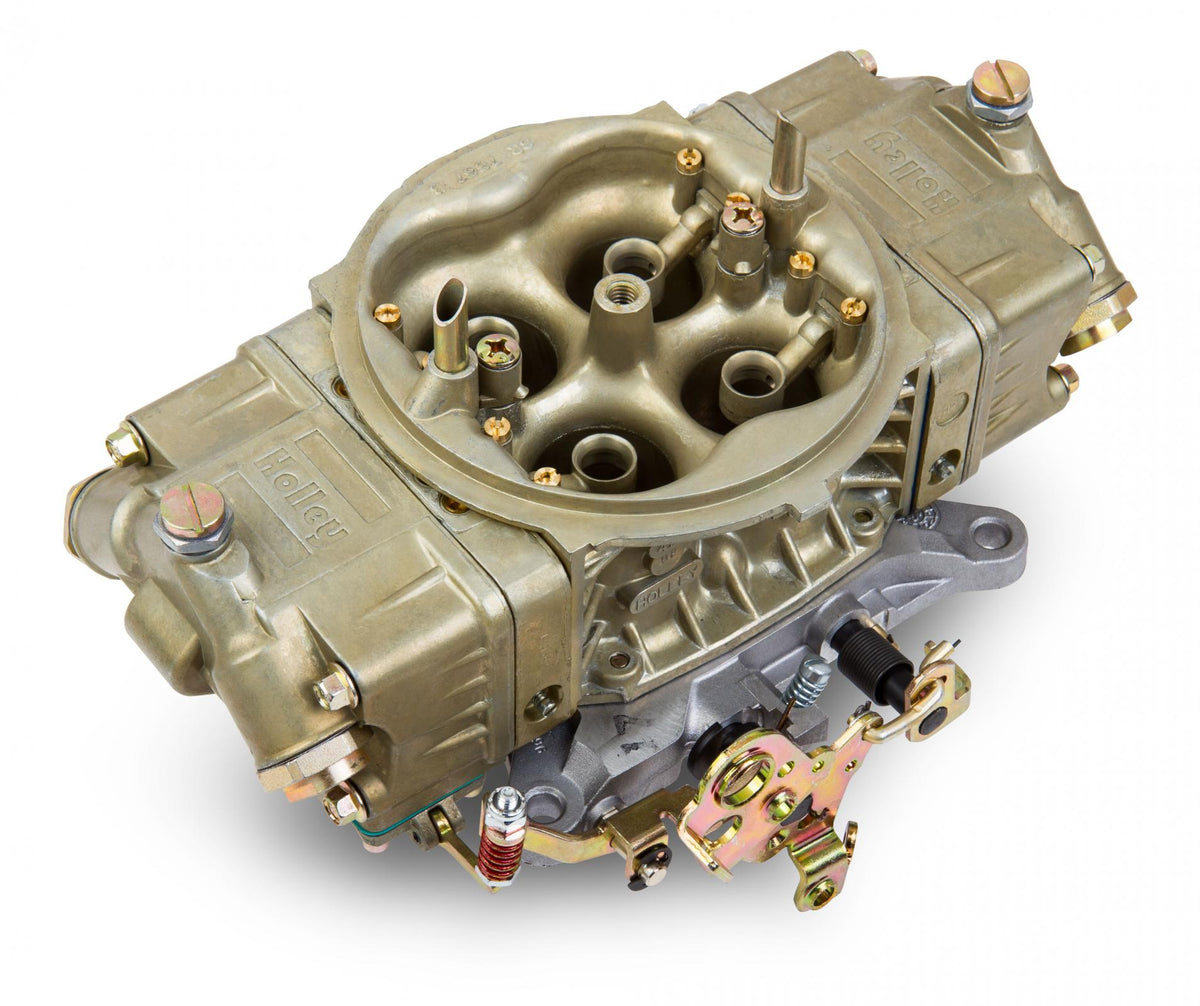 Classic HP Carburetor Aluminum 950 CFM 4150 Mechanical Secondaries Gold Dichromate Gasoline Holley