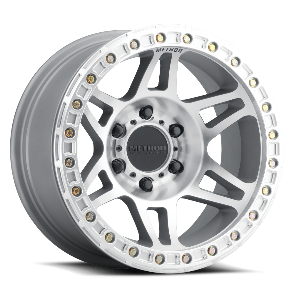 Aluminum Wheels 17x9 Beadlock MR106 Bolt Pattern 6 On 139.7 Offset -44 Lip Size 0 Machined SL Clear Coat Method