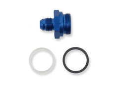 Fuel Inlet Fitting for Center Hung Bowl Size 7/8-20 to -6AN Holley