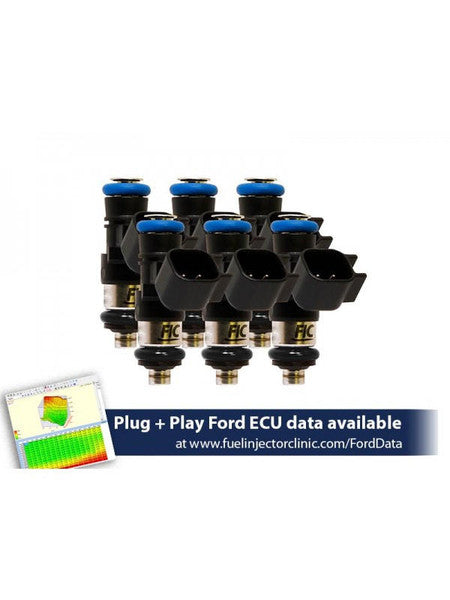  Fuel Injector Clinic 1000CC Injector Set V6 11-17 Mustang 