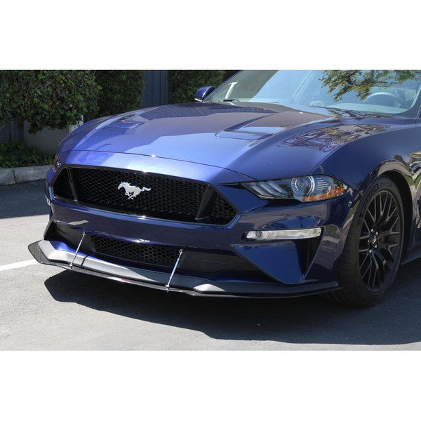 APR Performance Performance Pack Front CF Splitter 18-23 Mustang