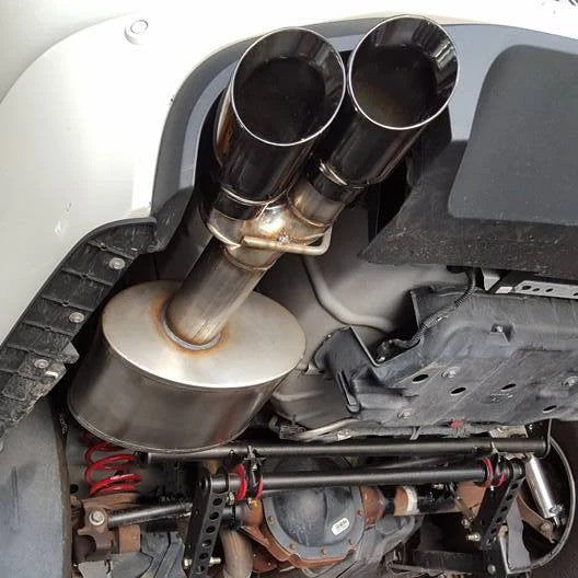 Corsa Quad Black Tip Xtreme Axle Back 2011-2014 Mustang GT