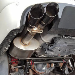 Corsa Quad Black Tip Xtreme Axle Back 2011-2014 Mustang GT