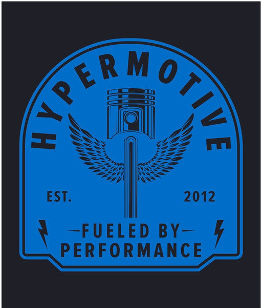 Hypermotive Athletic Fit Piston and Skull T-Shirt
