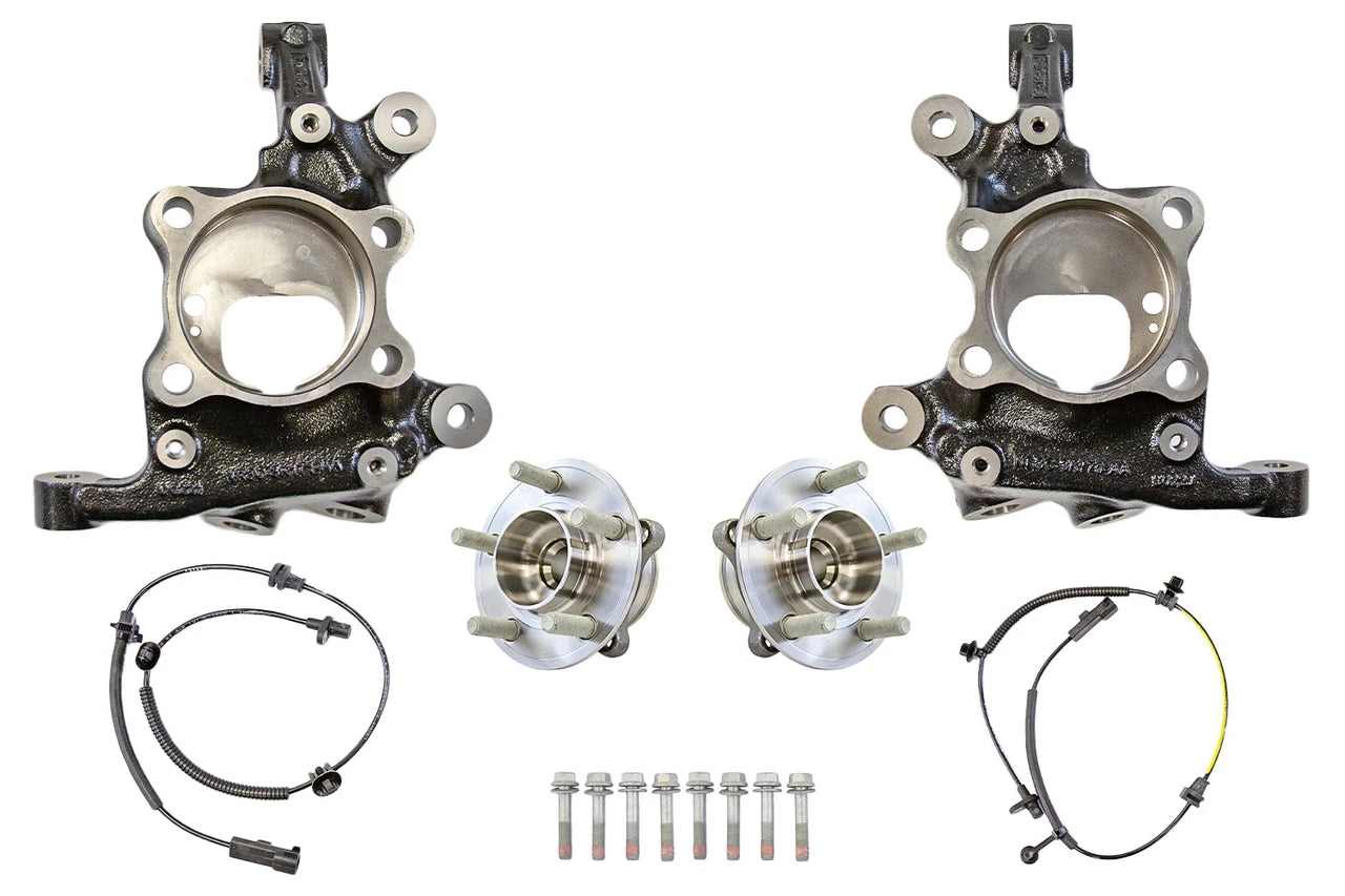 Steeda Mustang Upgraded Front Knuckle and Hub Kit