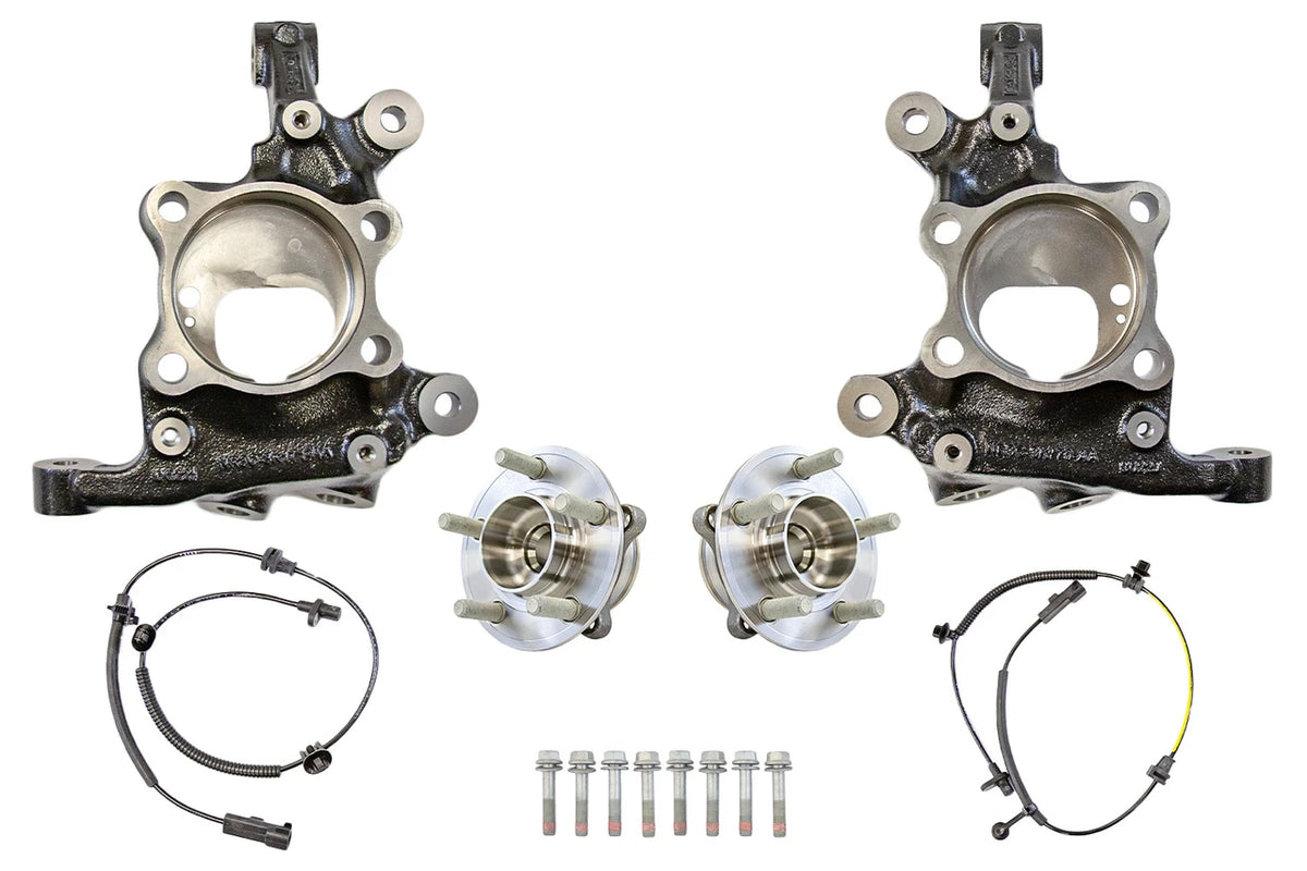 Steeda Mustang Upgraded Front Knuckle and Hub Kit