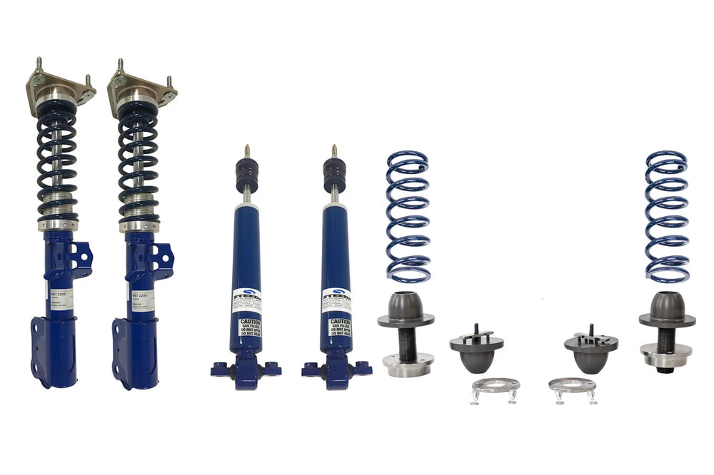 Steeda S550/S650 Mustang Pro-Action Front Coilovers & Adjustable Rear Ride Height Kit