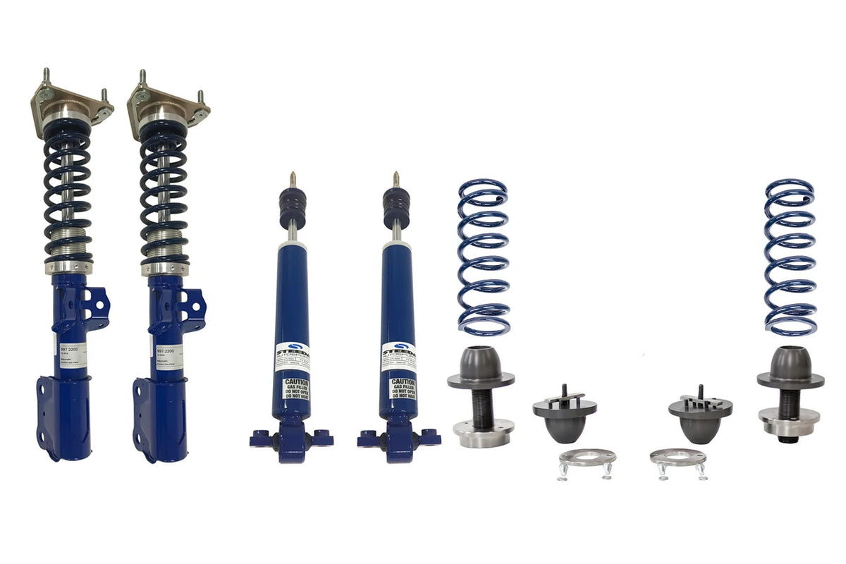 Steeda S550/S650 Mustang Pro-Action Front Coilovers & Adjustable Rear Ride Height Kit