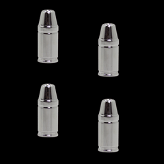 Universal Billet 9mm Stock Valve Stem Cap Kit (Fits 79-26 Mustang)