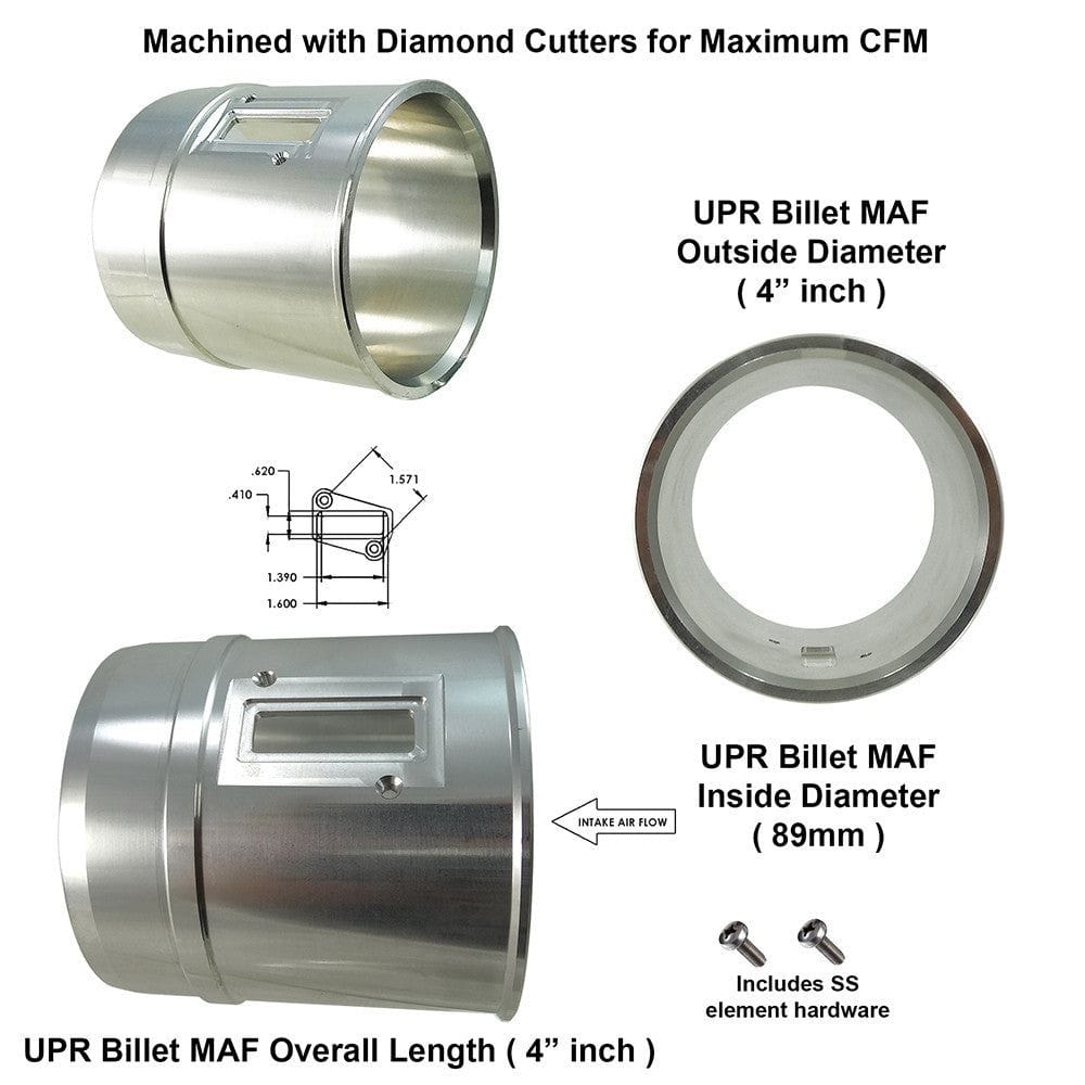 UPR 89MM ID Slot Style MAF Housing
