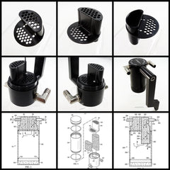 UPR Billet Diffuser for Billet Technology Oil Catch Can