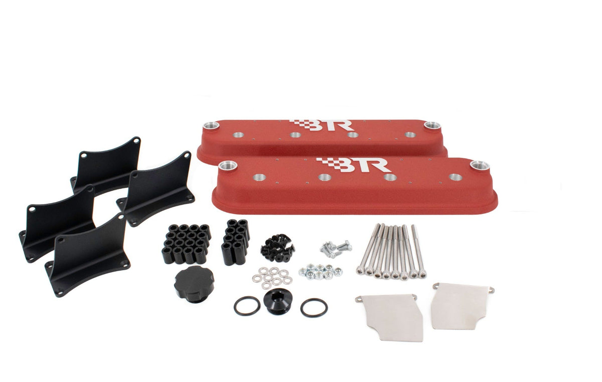 BTR VALVE COVER ASSEMBLY RED WITH COIL MOUNT