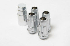Wheel Mate Wheel Mate 12x1.25 48mm Muteki SR48 Silver Open End Locking Lug Nut - Set of 4 - 32901SS