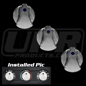 Billet Designer AC Knobs (fits 05-06 Ford Mustang)