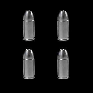 Universal Billet Bullet Valve Stem Cap Kit (Fits 79-26 Mustang)