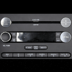 Billet Shaker Radio Button Covers (fits 05-09 Ford Mustang) UPR
