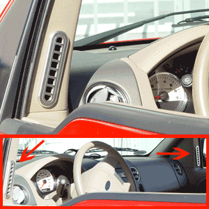 Billet Door Vent Covers Polished (fits 04-12 F150) UPR