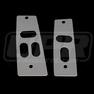 Stainless Steel Window Switch Plates (fits 87-93 Ford Mustang) UPR