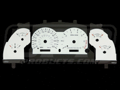 White Face Gauges 120mph (fits 94-04 Ford Mustang V6) UPR
