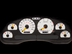 EL Glow Gauges (fits 94-98 Mustang V6) UPR