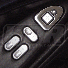 Stainless Steel Mirror Control Trim Bezel (fits 94-04 Mustang) UPR
