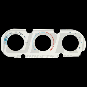 White Face AC Panel Insert (fits 87-00 Ford Mustang)
