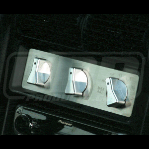 Stainless Steel AC Faceplate Factory Engraving (fits 89-04 Mustang) UPR