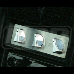 Stainless Steel AC Faceplate Factory Engraving (fits 89-04 Mustang) UPR
