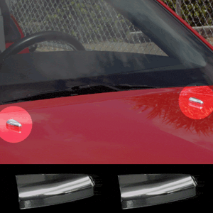 Billet Windshield Washer Covers (fits 05-09 Ford Mustang) UPR