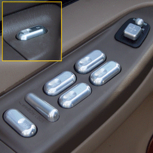 Billet Window Switch Kit (fits 99-01 Superduty F250 F350 97-01 F150 2 Door) UPR