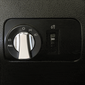 Billet Headlight Knob Cover UPR (fits 05-14 Mustang)