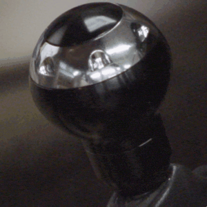 Shift Knob Black with Chrome Ring UPR (fits 79-14 Mustang)