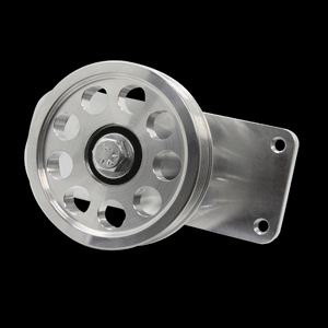 AC Pump Eliminator with Holes (fits 86-93 Ford Mustang) UPR