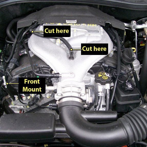 Billet Oil Catch Can Direct Bolt On (fits 10-15 Camaro V6) UPR