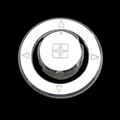 Designer Mirror Control Knob & Bezel (fits 05-09 Ford Mustang) UPR