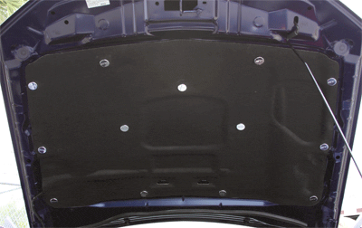 Billet Underhood Push Pin Covers (fits 05-10 Ford Mustang) UPR