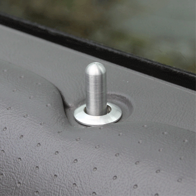 Billet Stock Style Door Pin & Bezel Kit (fits 79-04 Ford Mustang) UPR