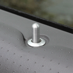 Billet Stock Style Door Pin & Bezel Kit (fits 79-04 Ford Mustang) UPR
