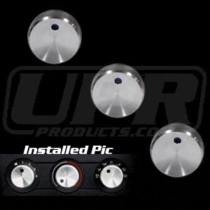 Billet Round AC Knobs (fits 05-06 Ford Mustang)