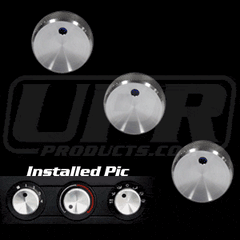 Billet Round AC Knobs (fits 05-06 Ford Mustang)