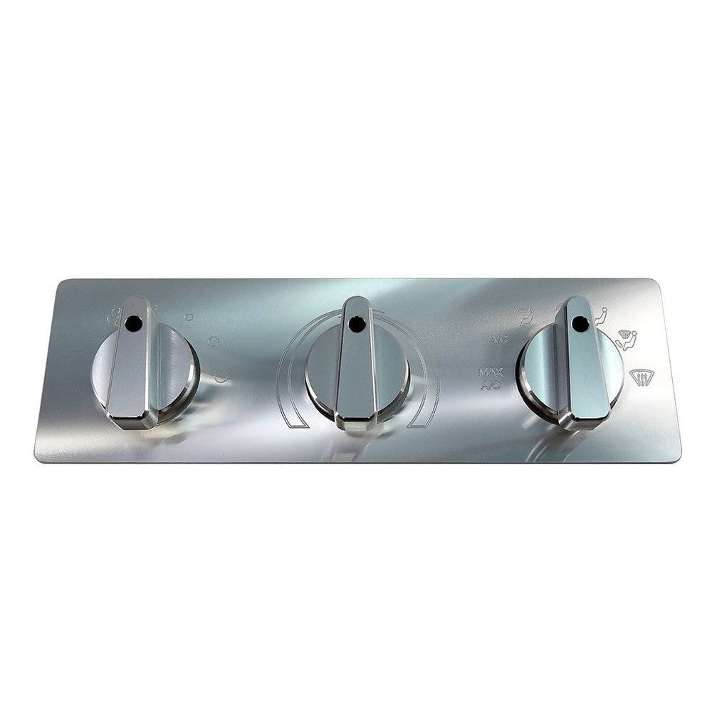 Billet AC Faceplate with AC Knobs (fits 90-04 Mustang) UPR