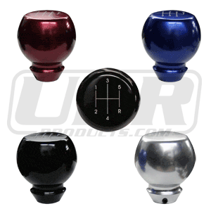 Billet Shift Knob Large Flat Top Flare 5 Speed 4.6 (fits 79-14 Mustang) UPR