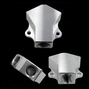 1/2" Billet Fuel Y Block (fits 79-04 Ford Mustang) UPR